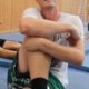 Der tanzende Fußballer des Teams: Sebastian Lindner